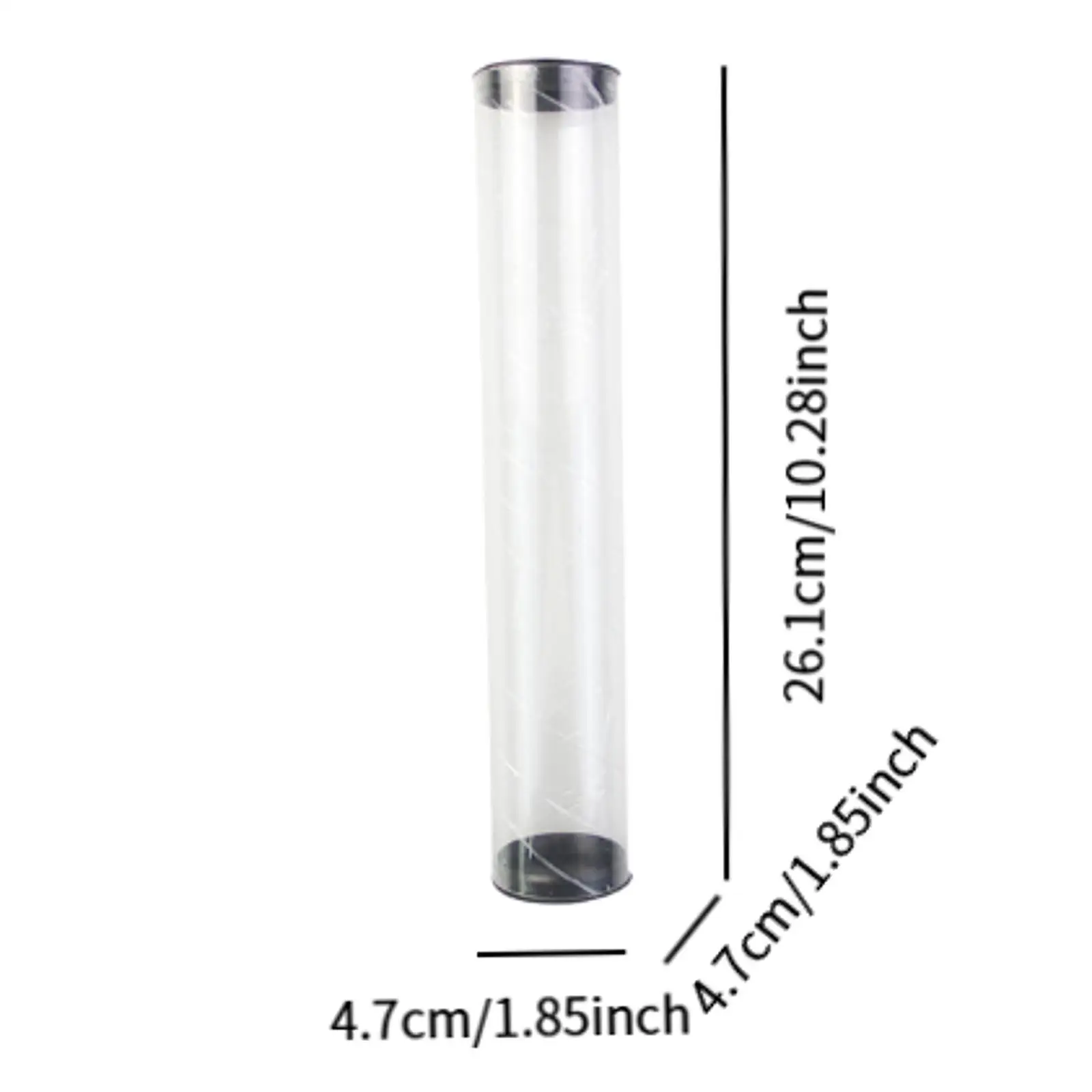 Transparent Golf Ball Tube Barrel Holder Lightweight Case Organizer for Golf Ball Collection and Indoor Golf Items