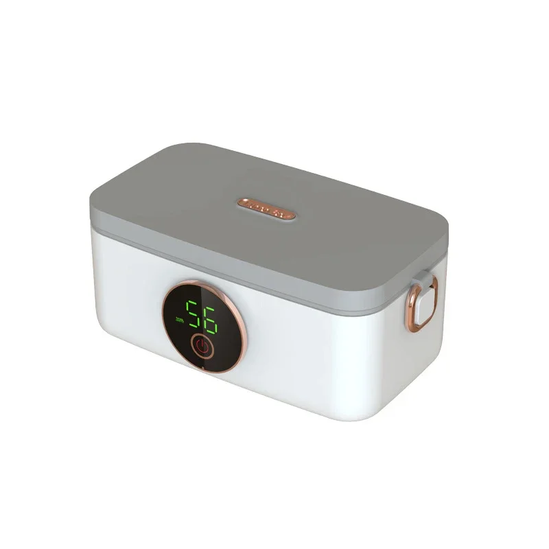 Portable Electric Heating Lunch Box Wireless USB Rechargeable Free-water Lunch Box 16000mAh 1L Lunch Box Warmer Food Box