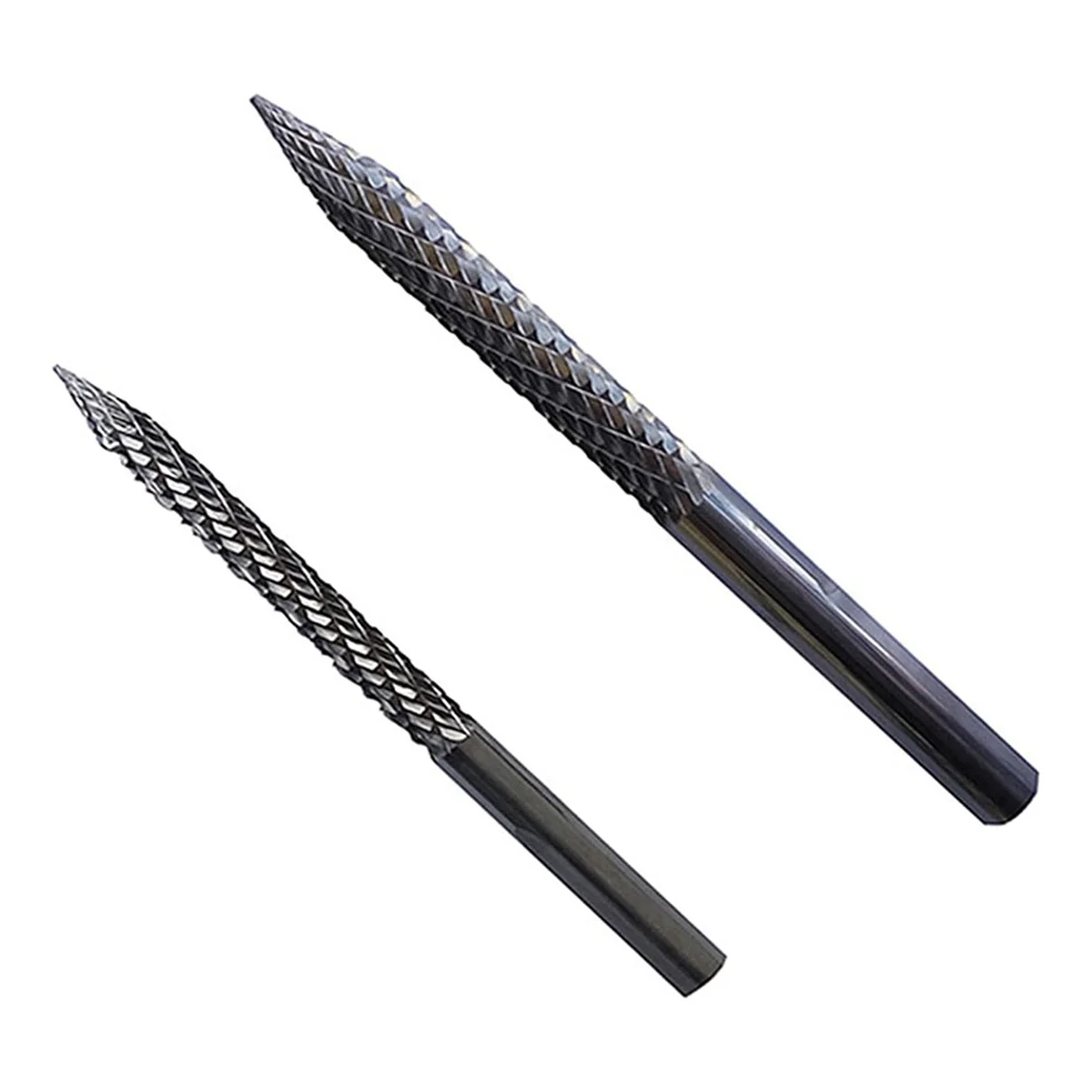 2Pack Tire Bit Multi Sizes Tire Repair Carbide Burr Drill Bit Tire Patches Plug Cutters Wire Cutter Reamer Drill 6mm 8mm