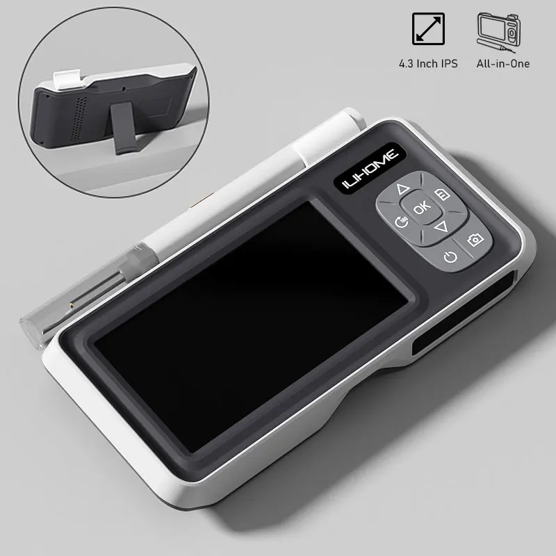 

Auto-Connect Visual Ear Cleaner 4.3'' IPS Screen Point-to-Point Wireless Otoscope Ear Pick P2P Ear Sticks 4.2MM Video Ear Spoon