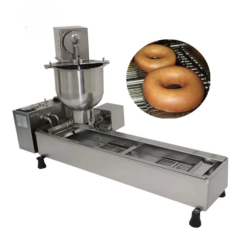 High Capacity Portable Donut Making Machine Automatic Extruder Glazing Equipment Vending Sale Support Custom