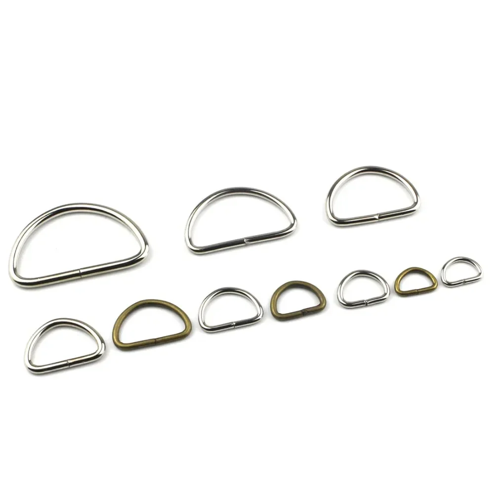 

Metal Non-Welded Adjustable D Ring Buckle For Backpacks/ Straps /shoes Bags/ Cat Dog Collar Buckles DIY Accessorie