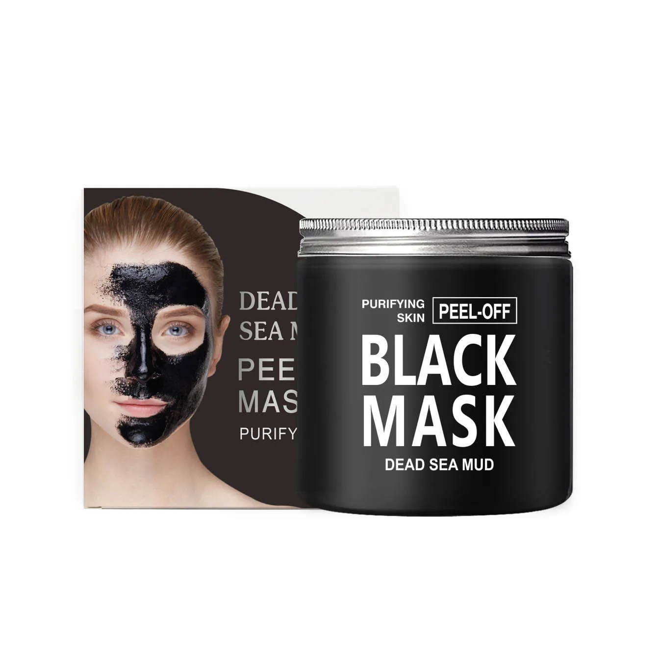 200g KOEC Dead Sea Mud Peel-Off oczyszczająca maska do twarzy głębokie oczyszczanie nawilżająca kontrola oleju usuń zaskórniki trądzik węgiel bambusowy