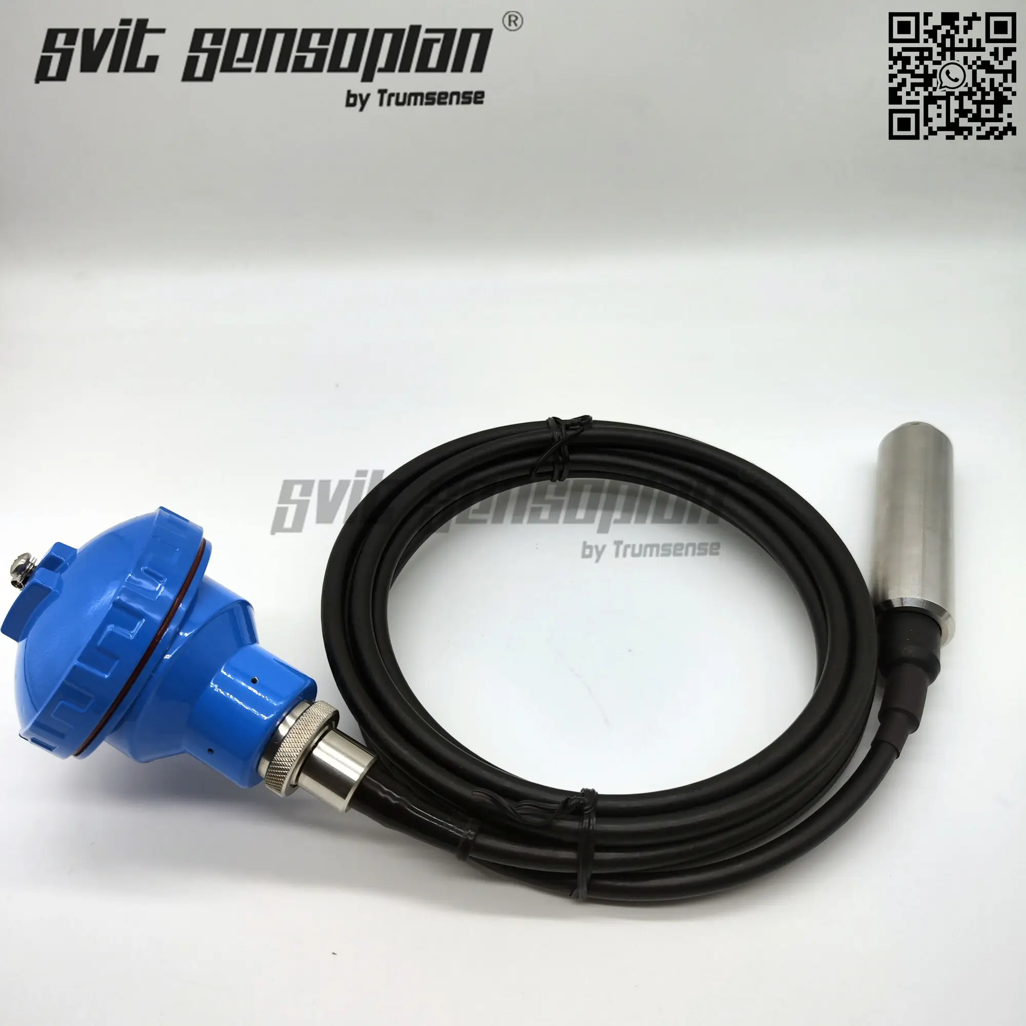 

4 to 20 mA Throw-in Type Level Transmitter Level Transducer Level Sensor 0-5mH2O 50kPa 5 Meters Cable Other range is available