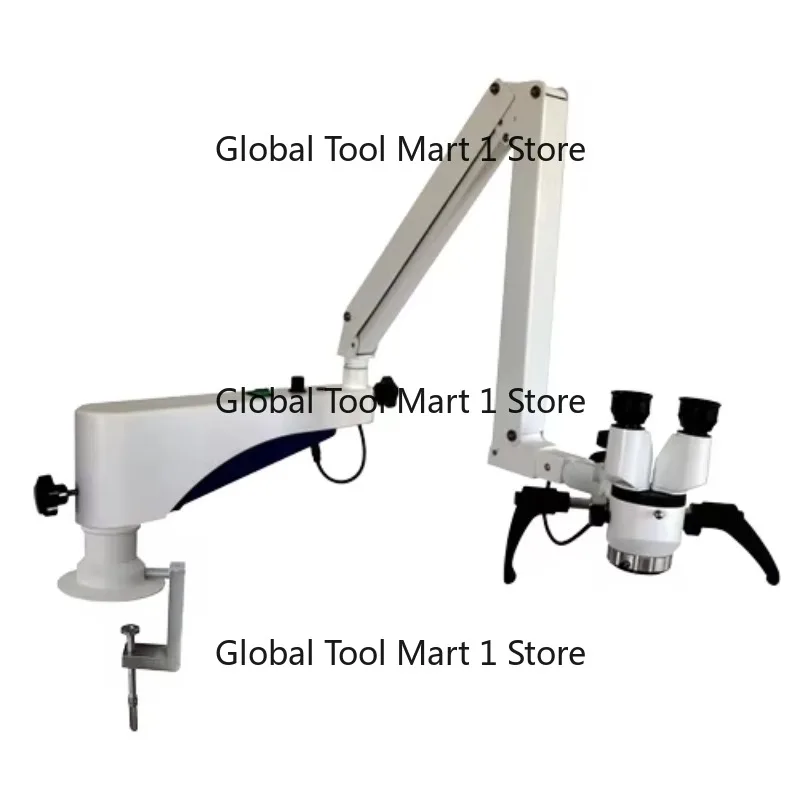 SCIENCE SURGICAL BES1T QUALI1TY ENT SURGICAL LED MICROSCOPE TABLE MOUNT 5x10x20x MAGNIFICATION ISO/CE Certified Port1able Design