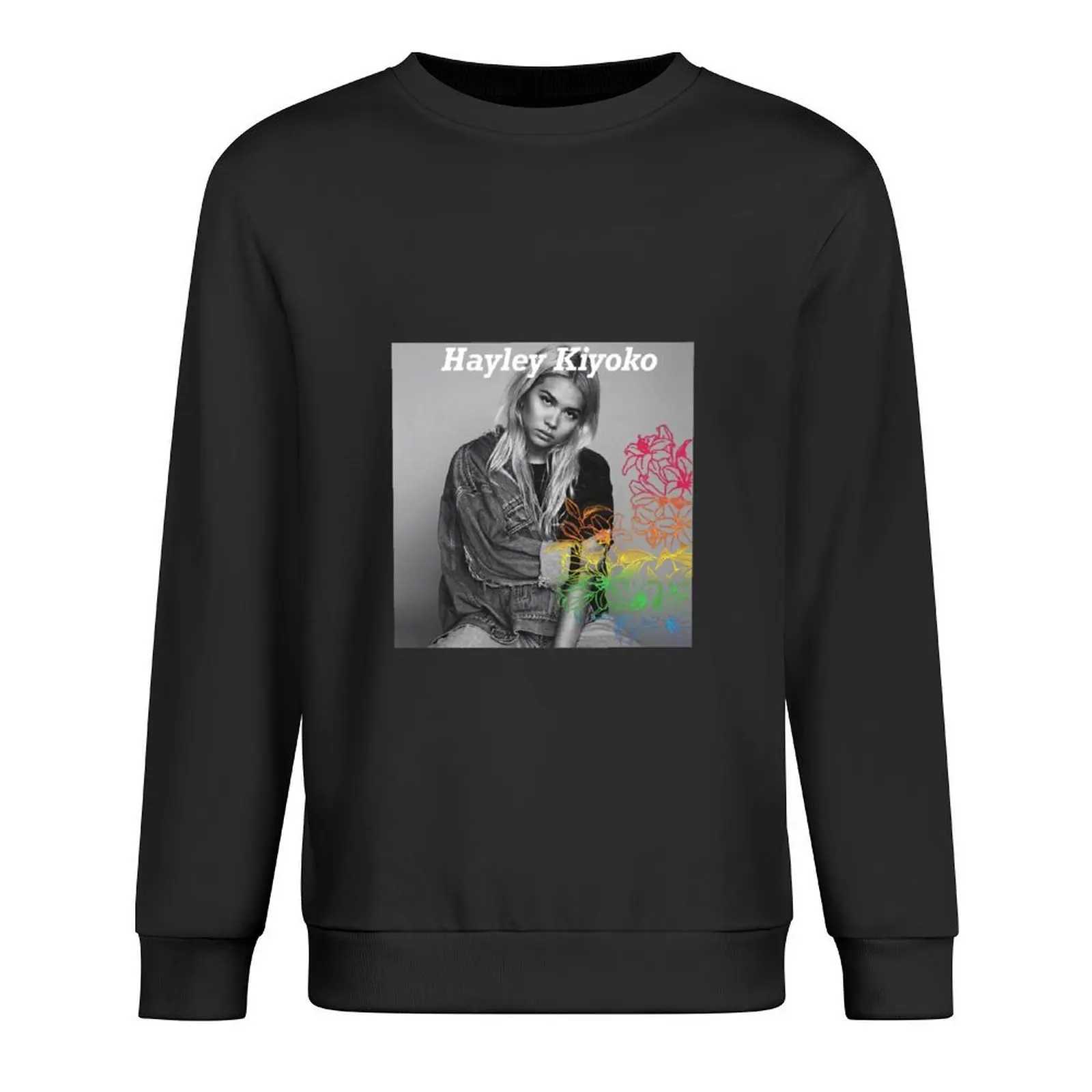 

Hayley Kiyoko Pride Flowers Pullover mens clothing tracksuit winter clothes tracksuits anime sweatshirt