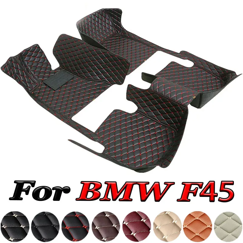 Custom Car Floor Mat for BMW F45 2 Series Active Tourer 2015 2016 Interior Details Car Accessories Carpet