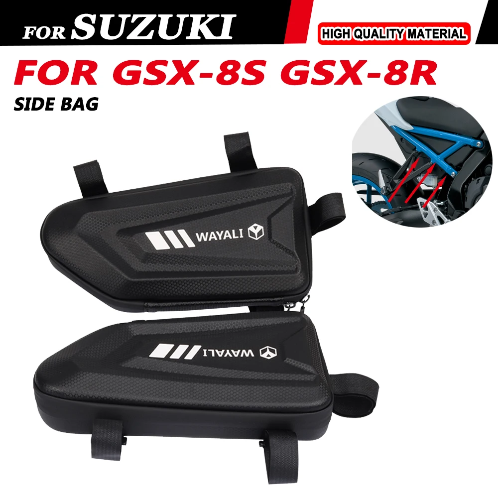 

Для Suzuki GSX-8S GSX-8R GSX8S GSX8R GSX8 GSX 8 S R 2024 2025 Аксессуары для мотоциклов Водонепроницаемая боковая сумка Треугольная сумка для хранения