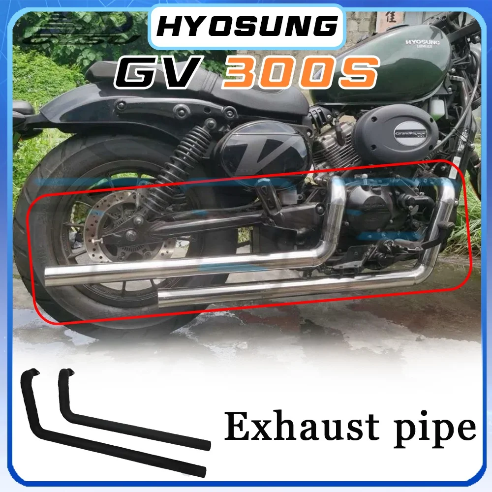 

Black HYOSUNG GV300S exhaust pipe s300GV S300GV S300GV gv300s GV300s gv300S s300GV