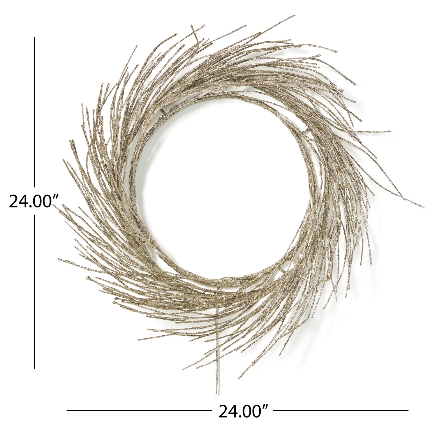 

24" PAPER WREATH WITH LED LIGHTS