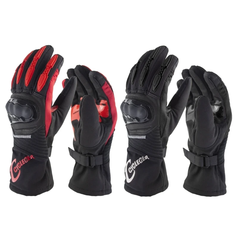 Four Season Motorcyclist Gloves Breathable Protective Gears Four Season with Enhanced Grip & Touch Screens Functionality