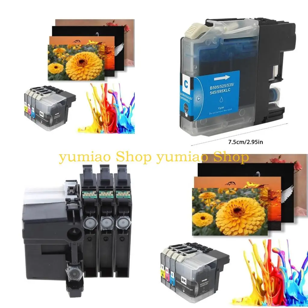 

587B Cartridge Replacement for Brother DCP-J100/DCP-J105/MFC-J200 Smooth Print