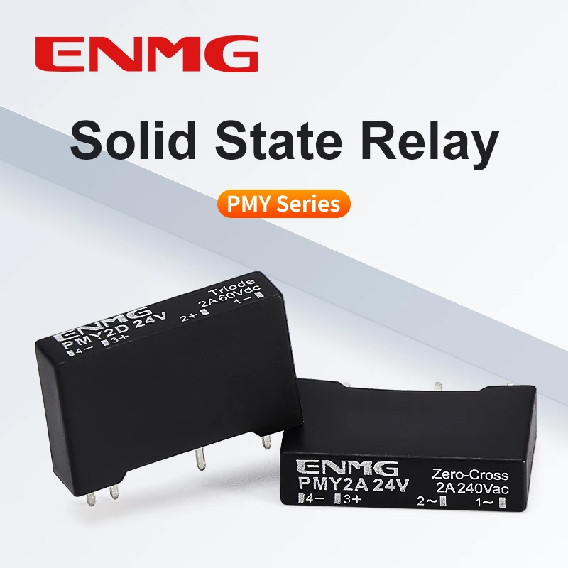 

Mini PCB Solid State Relay Pin Type PMY2D6124 DC 24V to AC 220V, High Power SSR, Durable, Reliable, for Industrial Control & Aut