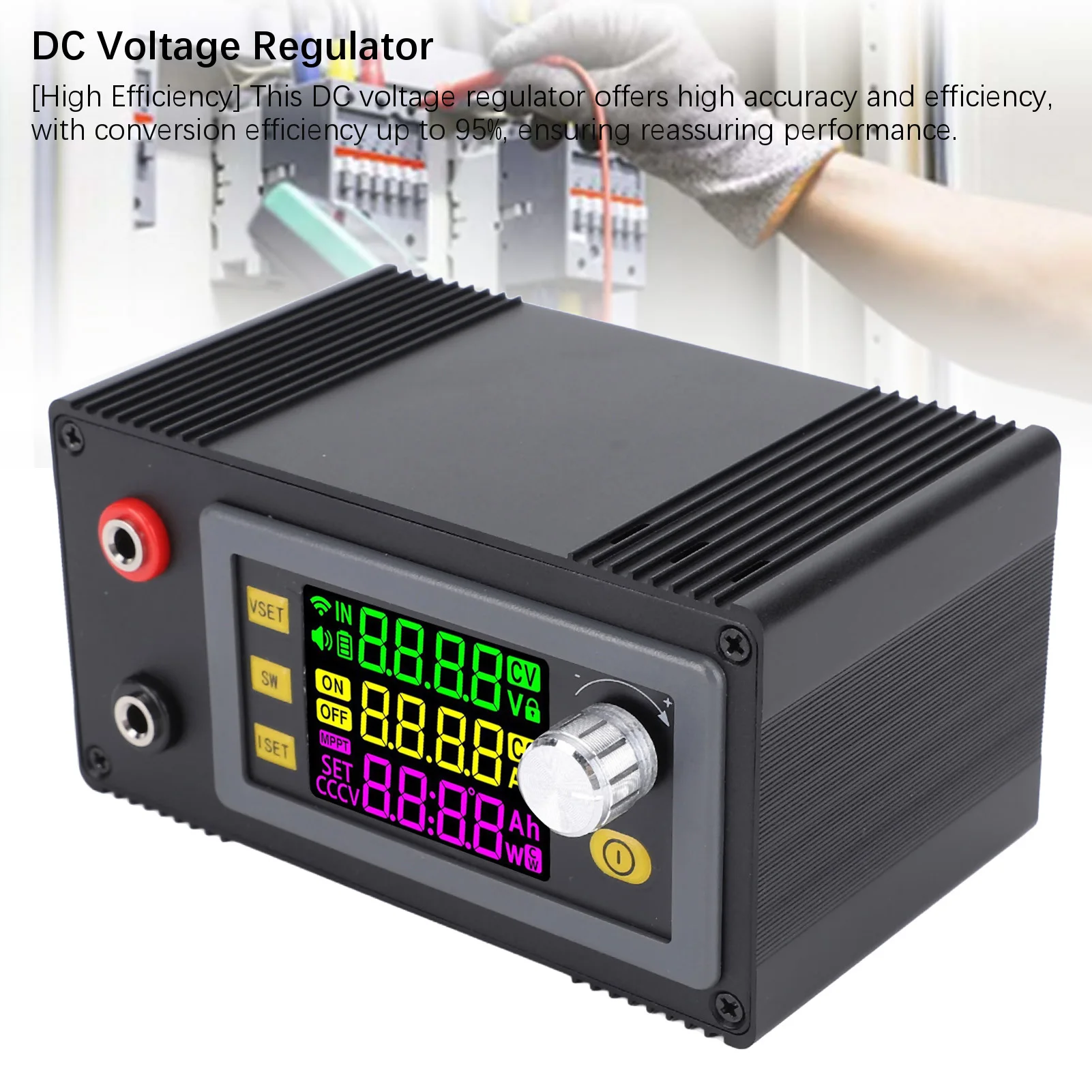 

DC Voltage Regulator 12-72V Input 0-65V 0-9A 585W Output Digital Display DC Voltage Stabilizer