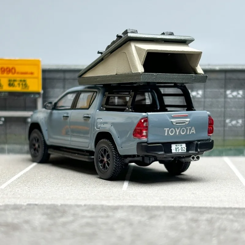 TW Diecast 1/64 Scale Toyota Alloy Car Model Toyota Hilux Pickup Truck Play Vehicles Toys for Boys Original Box