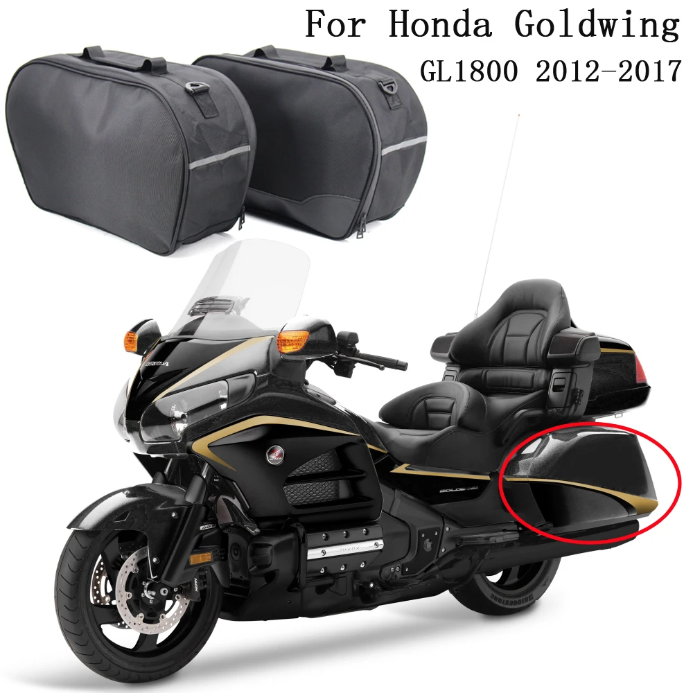 

Сумка на седло для мотоцикла, втулка на седло, Боковая Сумка для багажа, Внутренние Сумки для Gold Wing GL1800 GL 1800 F6B 2012-2020 2019 2018 2017 2016