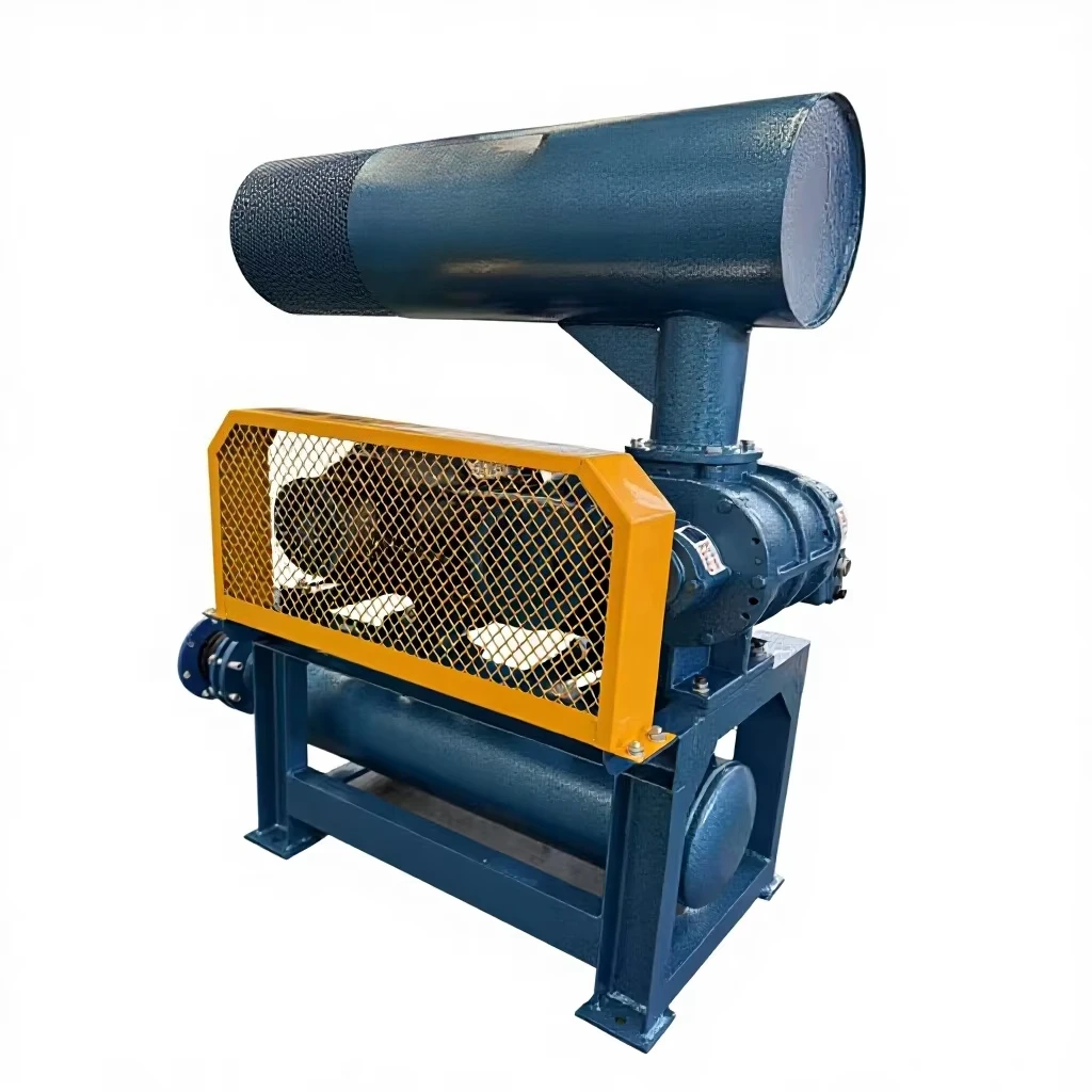 Corrosion resistant blower for oxygen supply in high density fish farms for pneumatic conveying and aeration