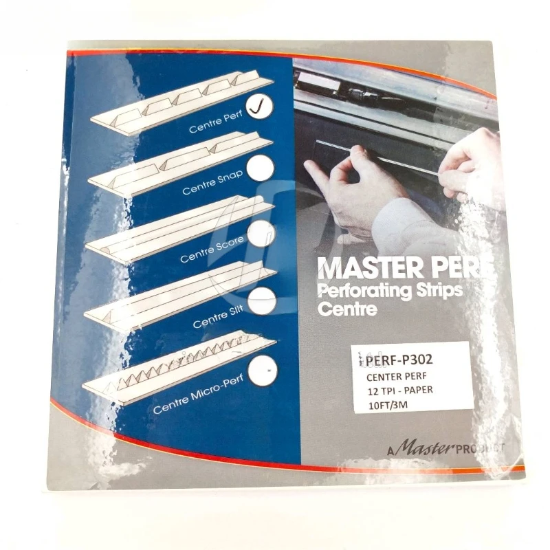 

PERF-P302 12TPI-PAPER Master Perf Perforating Strips Centre 10FT/3M Center PERF