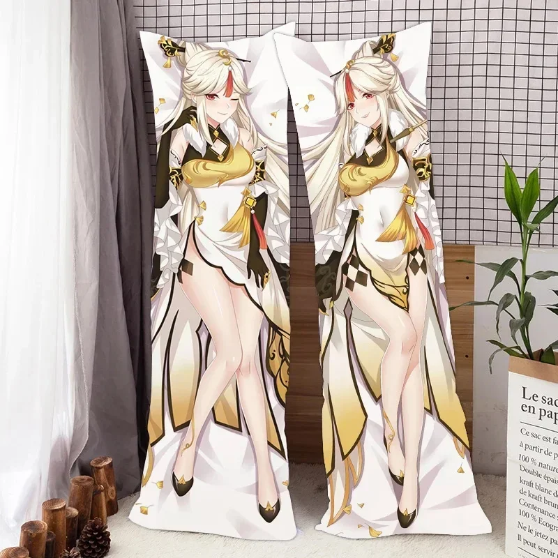 Genshin Impact Dakimakura Pillowcase Anime Genshin Pillow Xiao Tartaglia Keqing HuTao Body Pillow Cases Otaku Bedding Pillows
