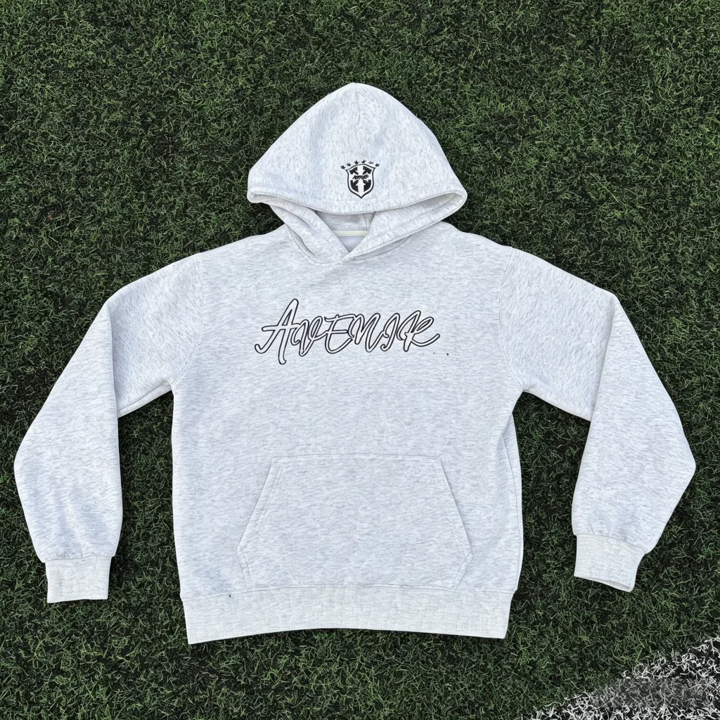 Casual hoodies in autumn and winter, embroidered patterns of Brazilian football team emblem, unisex street hooded sweaters.