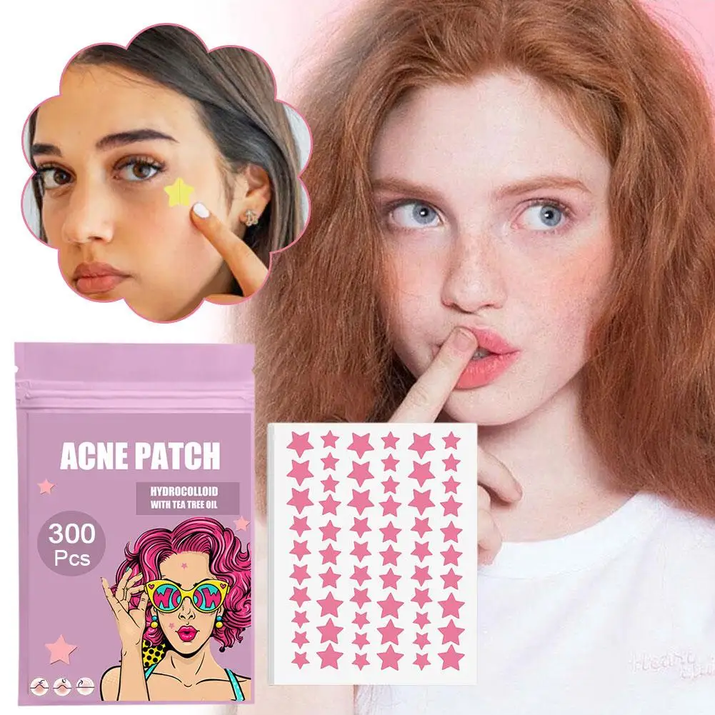 300/600pc Acne Pimple Patch Sticker Waterproof Acne Remover Tool Spot Pimple Skincare Blemish Treatment Hidden Pimp Fa Y8e3