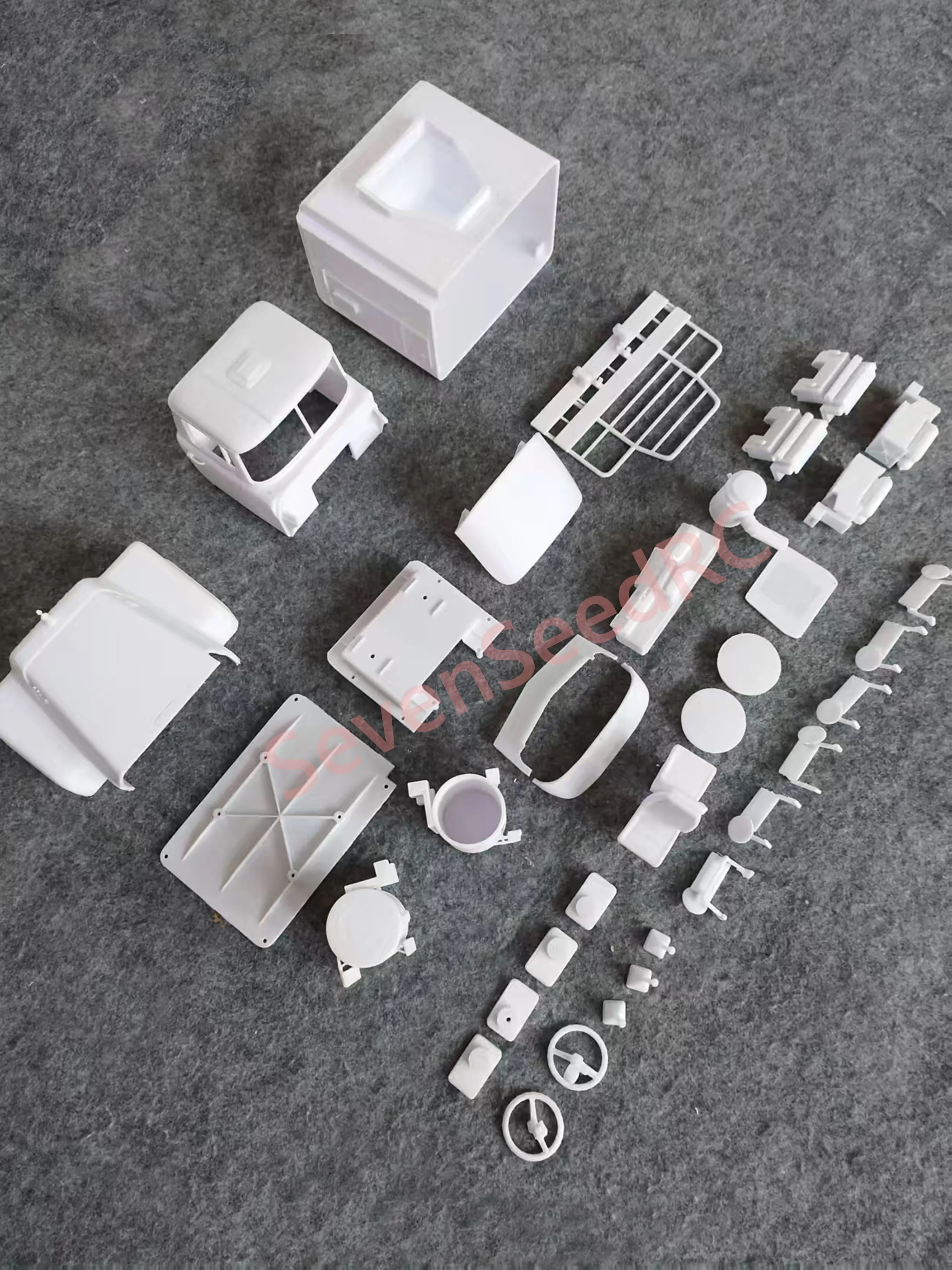 3d Print Truck Cab Kit MACK RS700L  Fmx Static Dot Model JDM Tamiya Lesu Lxy Scaleclub