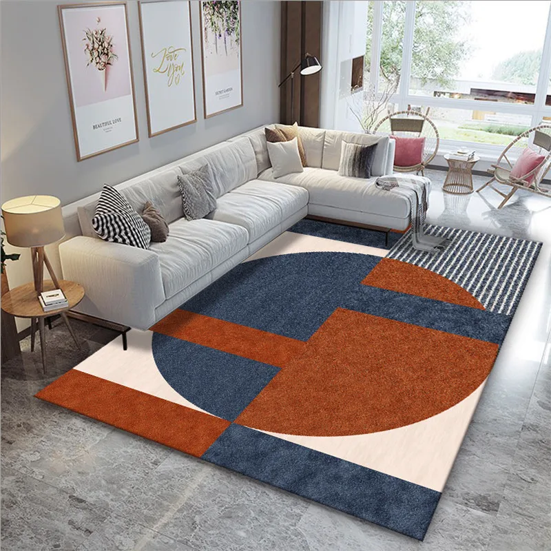 

Modern Minimalist Area Rug – Light Luxury Living Room Carpet for Sofa Coffee Table, Bedroom Premium Floor Mat