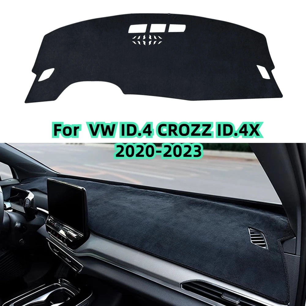 Car Dashboard Cover Mats For Volkswagen VW ID.4 CROZZ ID.4X 2020-2023 Sun Shade Avoid Light Pads Instrument Panel Carpets