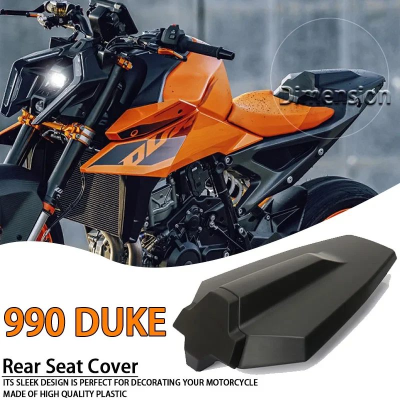 Motorcycle New Carbon Fiber Black Rear Hump Athletic Single Tail Cap Rear Seat For 990Duke 990 Duke 990DUKE 990 DUKE 2024