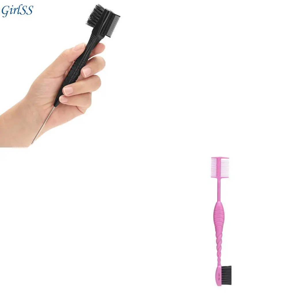 

Travel Size Double Function Comb Fine Tooth And Sharped Tip Ergonomic Frizz Management Salon Quality Styling Results T4MB