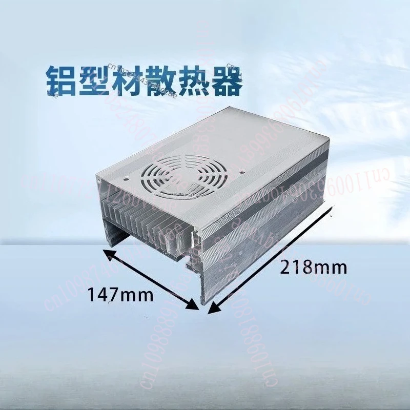 218X147mm Xinya مشعاع أسنان كثيفة عالي الطاقة من سبائك الألومنيوم بالوعة حرارية عالية الطاقة