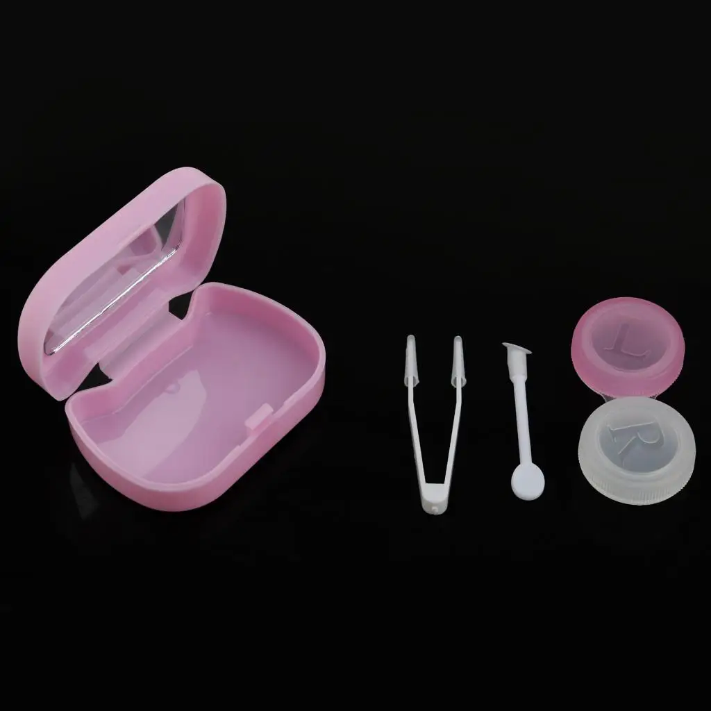 Portable Pocket Size Contact Lens Case Travel Storage Holder Container B