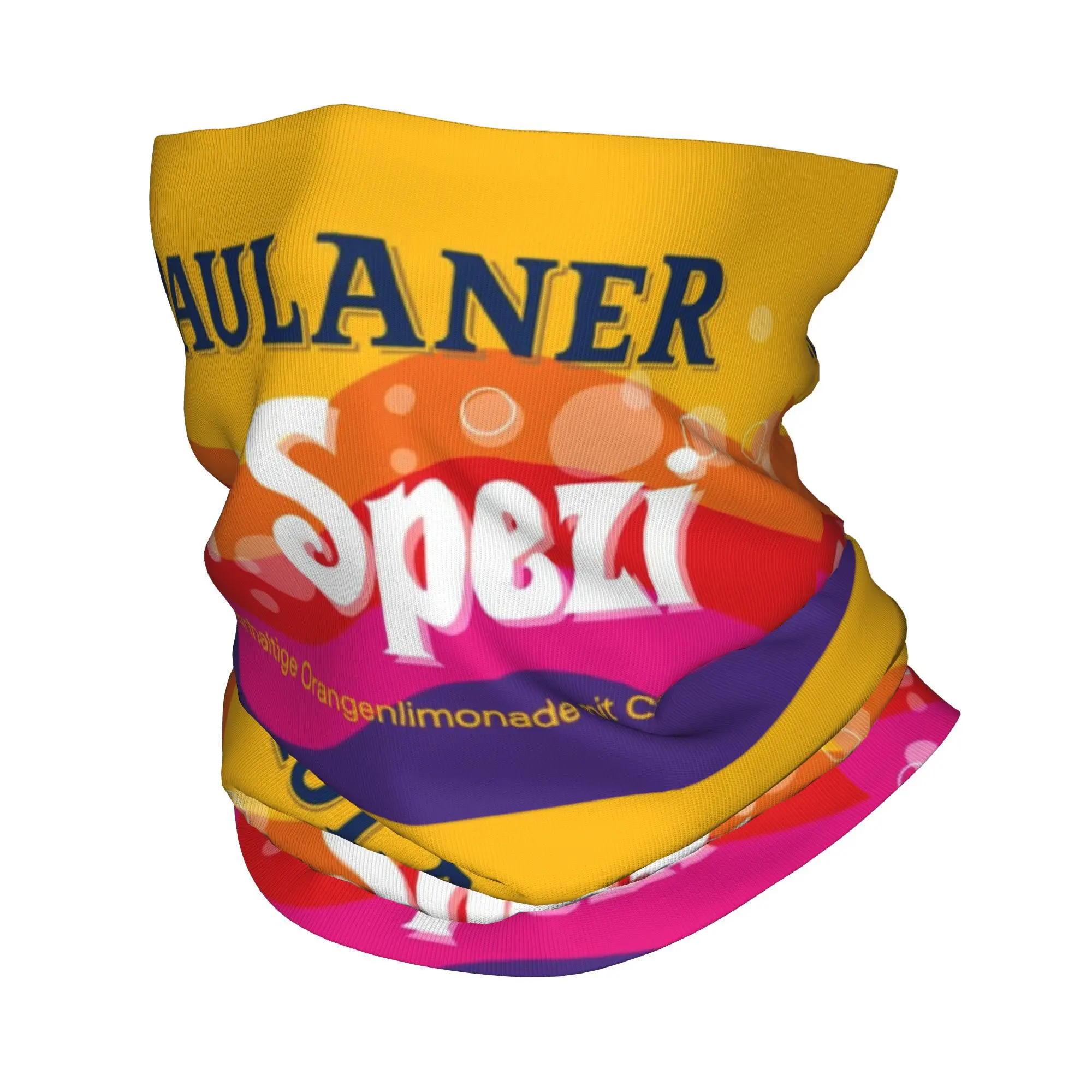 Paulaner Spezi ميونيخ باندانا غطاء الرقبة قناع مطبوع وشاح دافئ لركوب الدراجات وشاح الجري للرجال والنساء والكبار طوال الموسم