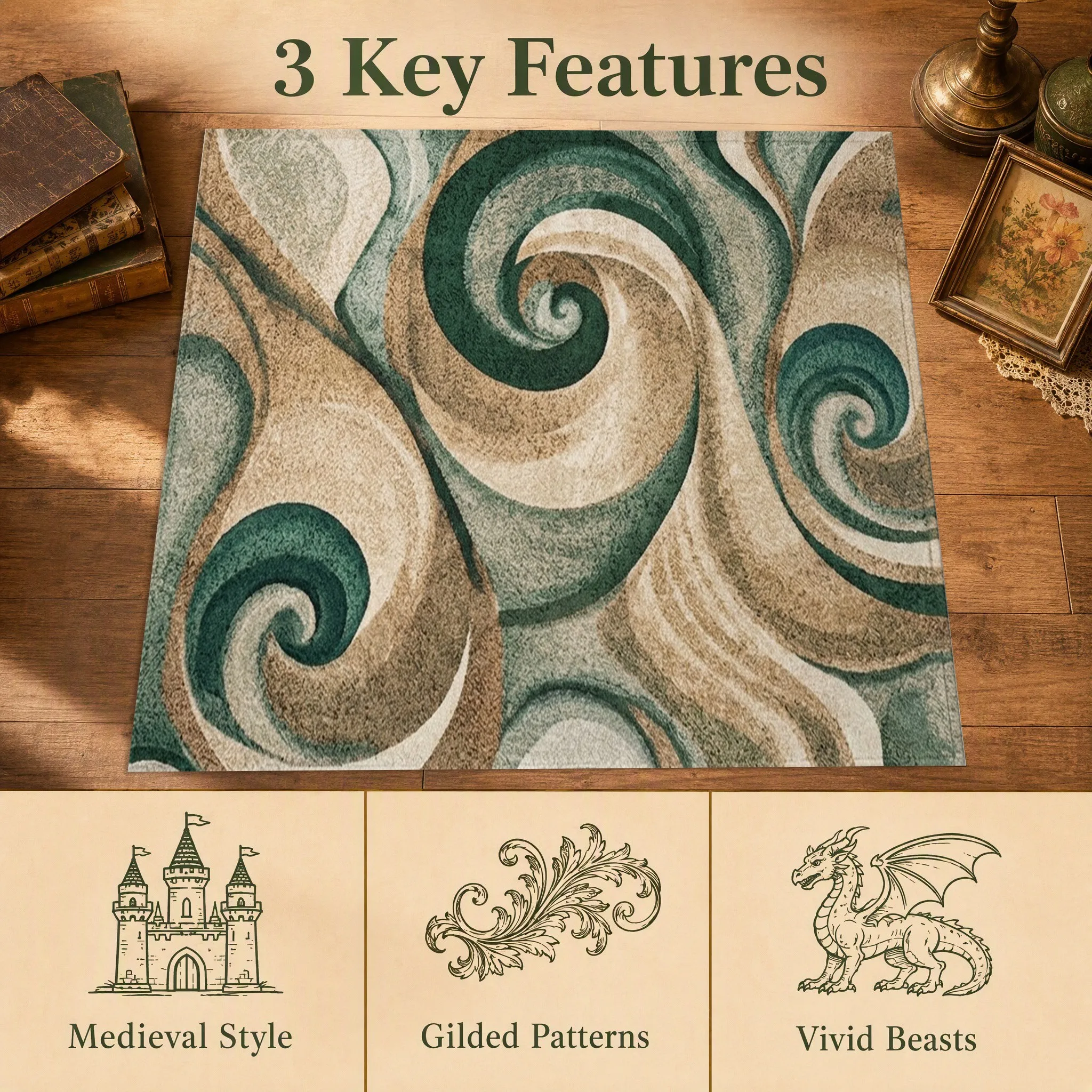 Tappeto di grandi dimensioni c - Printed Rug Abstract recensione e prezzo