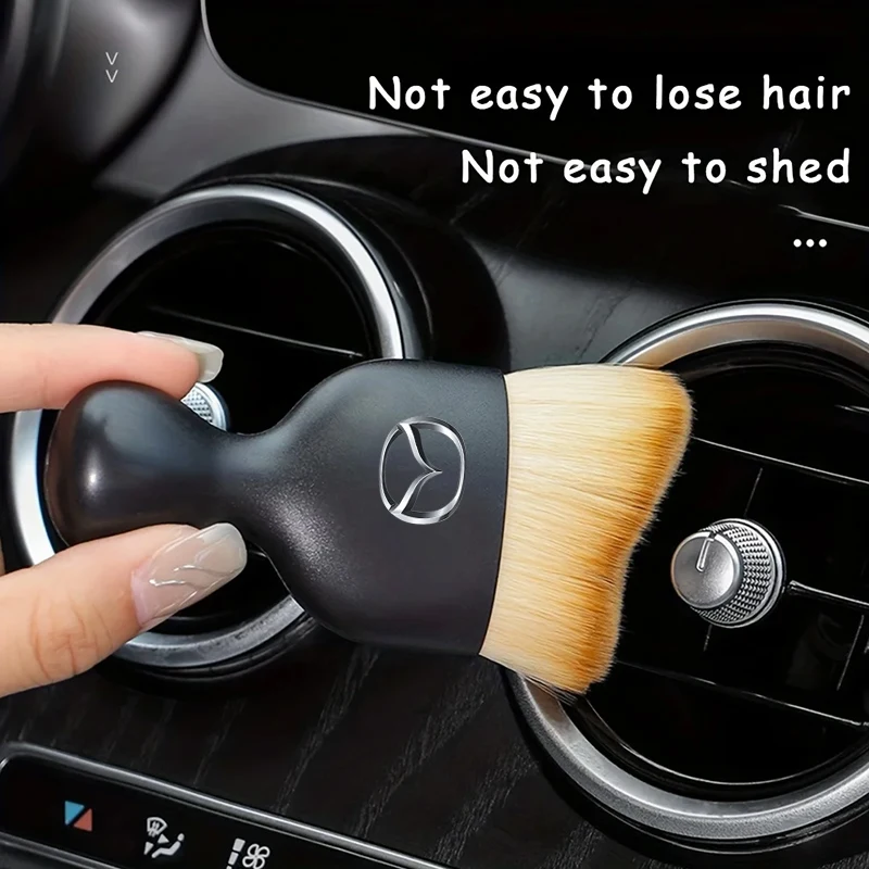 مكيف هواء السيارة منفذ الهواء تنظيف فرشاة ناعمة لمازدا 3 6 CX5 2 CX30 CX3 CX9 MX5 RX8 Axela Demio Atenza اكسسوارات السيارات