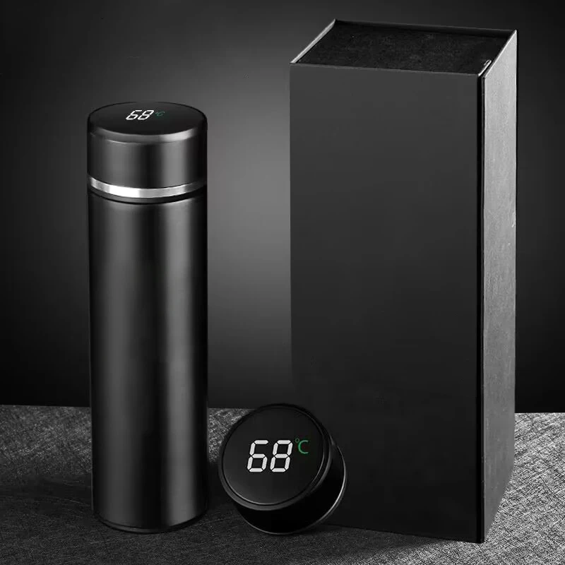 

500ml Portable Car Smart Thermos Bottle Temperature Display Cup For Opel Astra Insignia Mokka Zafira Corsa Vectra Antara Meriva