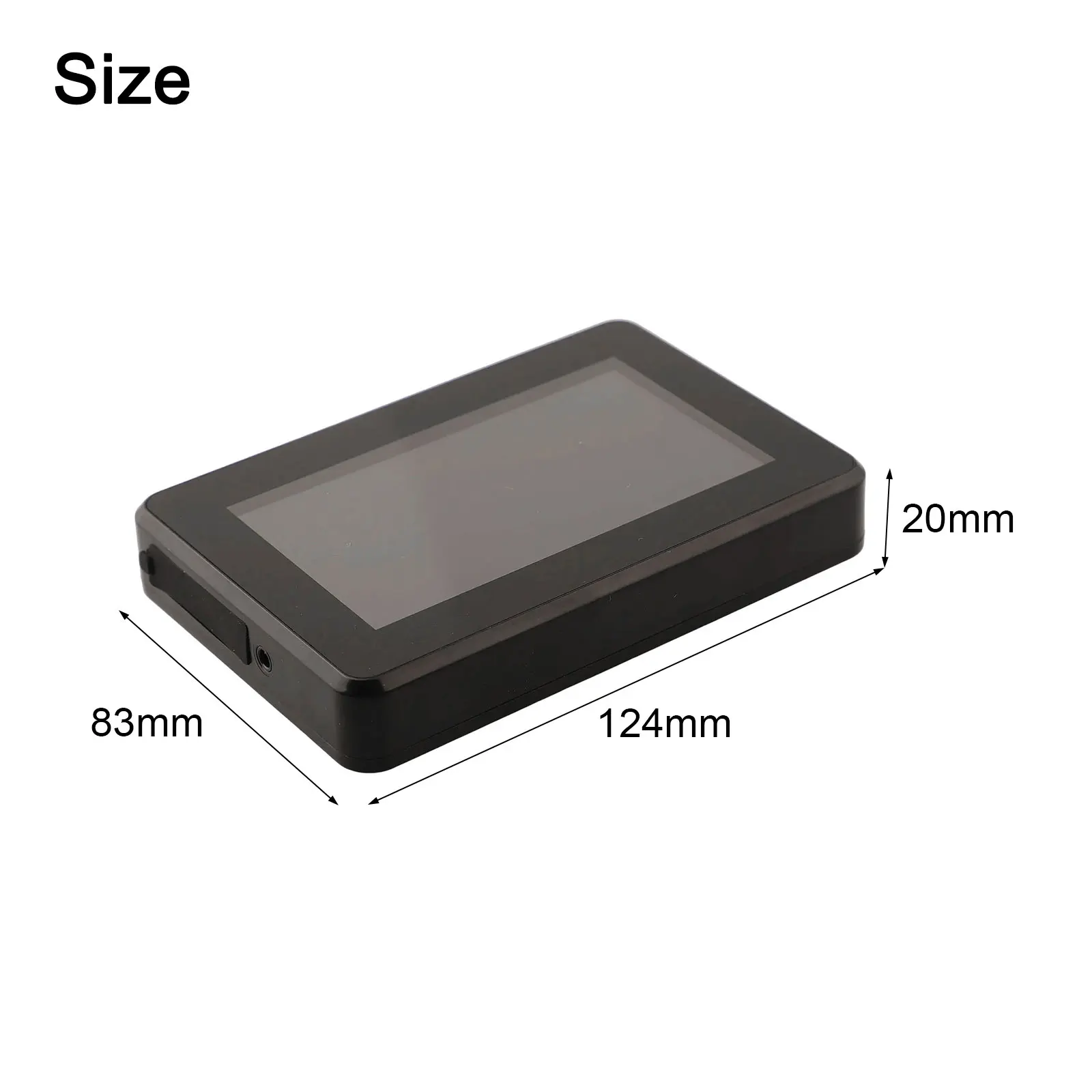 1080P AHD Bike Camera Display Live View 124x83x20mm 1080P Camera ABS Material Camera And Display Set Cycling Safety