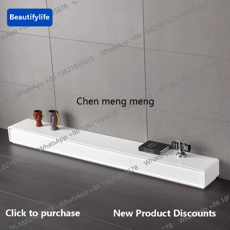 

C139 Floor White Tv Stands Modern Entertainment European Minimalist Tv Table Display Industrial Archivadores Entrance Hall Furni