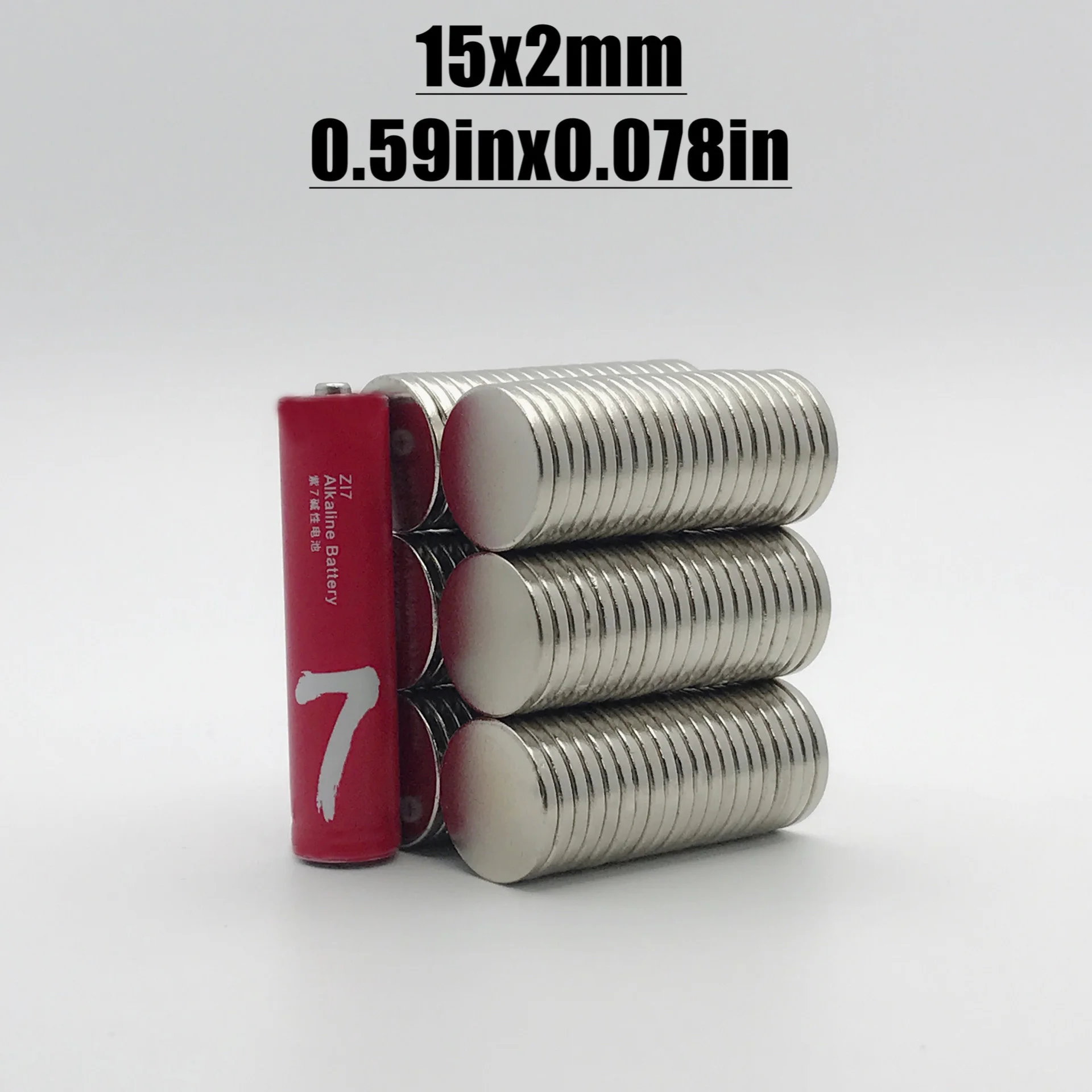 10-500pcs 15x2mm Magnet Neodymium Magnet N35 NdfeB Round Shape 15*2 Magnet Accessory Permanent Magnetic Imanes Fridge Magnets