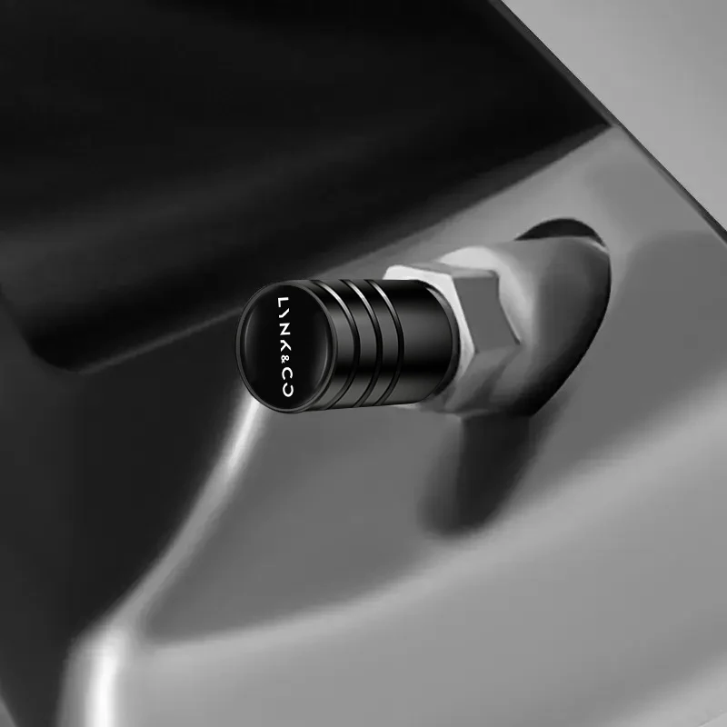 1/4/8 قطعة سيارة الإطارات عجلة صمام قبعات غطاء الجلد المدبوغ مفتاح سلسلة حلقة المفاتيح ل LYNK & CO 01 08 02 03 Phev 03 + 05 06 09 07 PHEV 09 MHEV