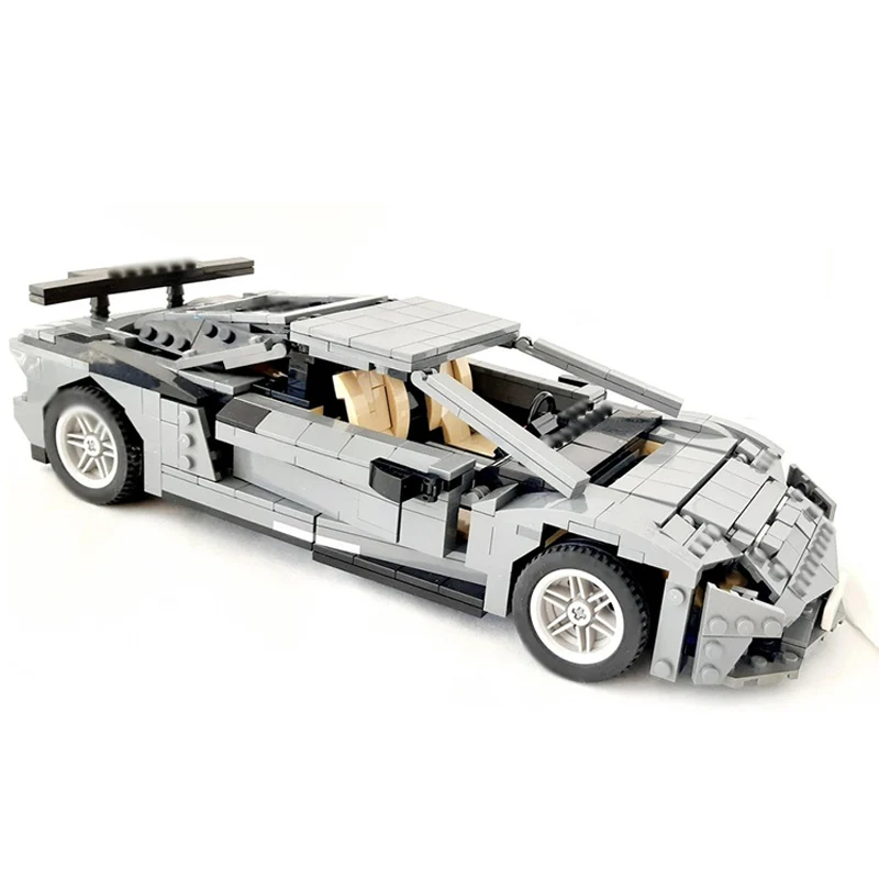Speed Racing Car Model MOC Building Bricks High-Performance Sports Car Modular Technology Children Holiday Gifts Assemble Toys
