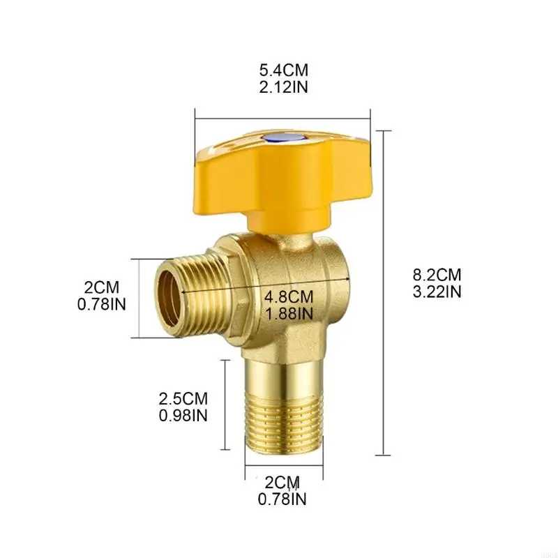 M6CB góc góc phòng tắm High Nước lạnh Tắt