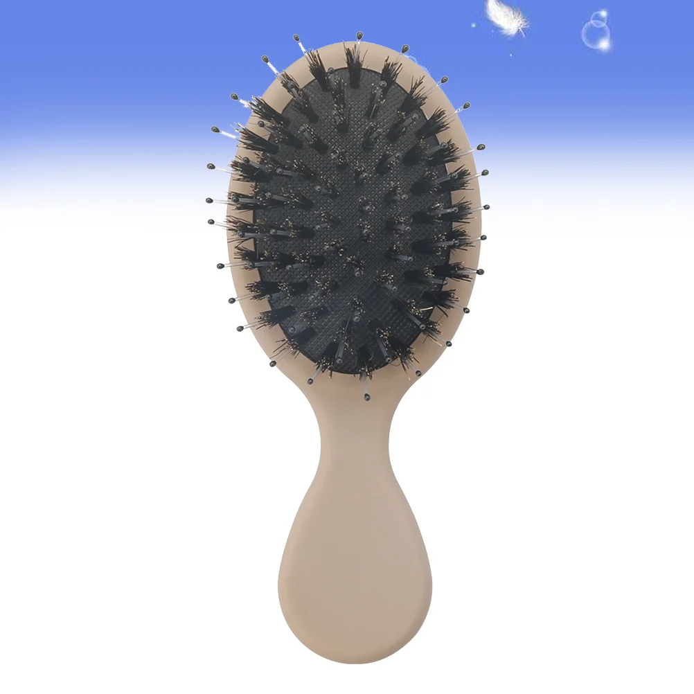 

1 шт., прочная, простая в использовании, креативный дизайн, портативная расческа для волос для женщин и девочек, нежная легкая кофейная расческа для волос