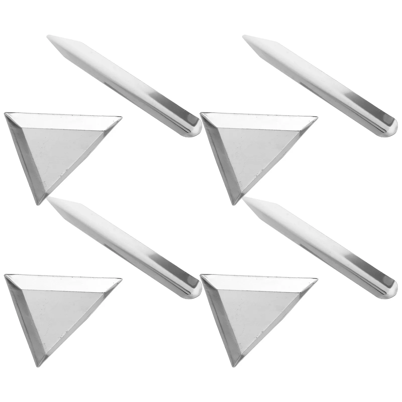 1Set Stainless Steel Reloading Scale Pan Jewelry Weigh Boat Mini Scale Tray Powder Liquid Measuring Tray for Laboratory Jewelry