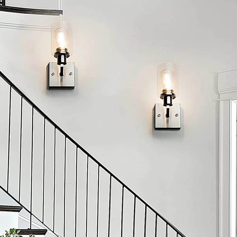 

Compact Retro Wall Sconce Simple Shape for Living Room Hallway Bedside Bathroom Mirror Wall Mounted Light Fixtures