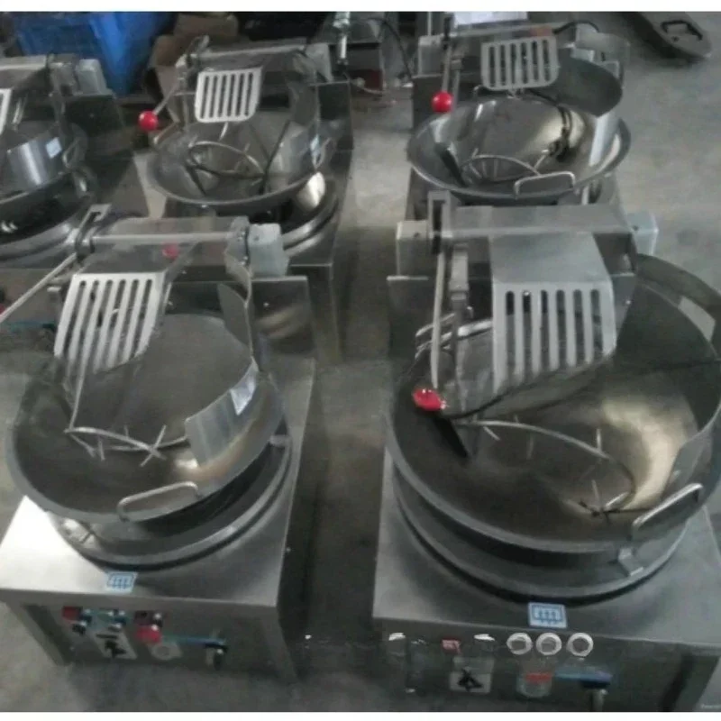 Automatic Pan Fried Rice Machine, Gas Heating, Egg Fried Rice Machine