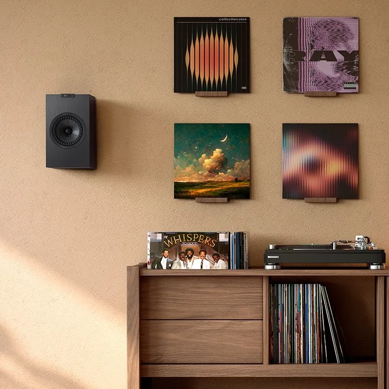 مكبر صوت KEF Q1 Meta Passive Bookshelf، محوري، للاستخدام المنزلي، شكل مدمج، جودة صوت HiFi، اتجاهين، عالي الدقة