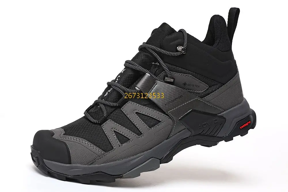 X Ultra 4 GTX zapatos de senderismo de corte medio, resistentes al desgaste, zapatos de senderismo al aire libre para hombres y mujeres