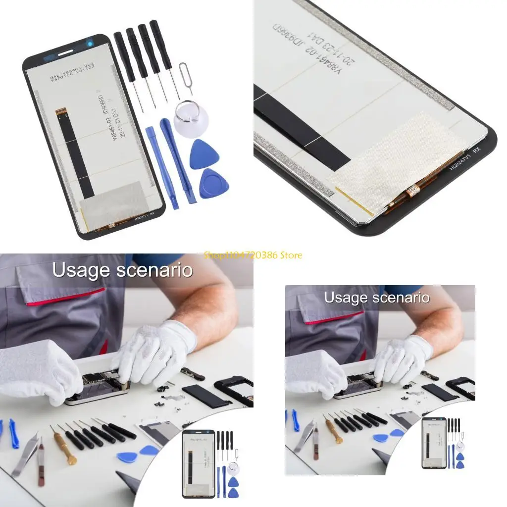 

K0EA LCD Display Full Assembly with Tool LCD Digitizer for BV5100 LCD Screen Digitizer Replacement Part Accessory