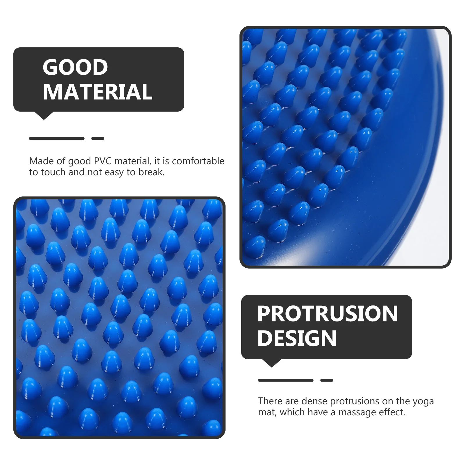 

13 Inch 33Cm Inflated Balance Disc Extra Thick Core Stability Cushion Wobble Seat For Adults Wiggle Cushion Improve Posture